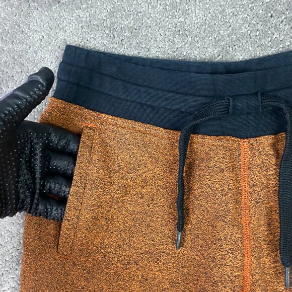 Nike Alumni Shoebox Shorts Men's Small Orange Gym Athletic Running Drawstring - Picture 3 of 12